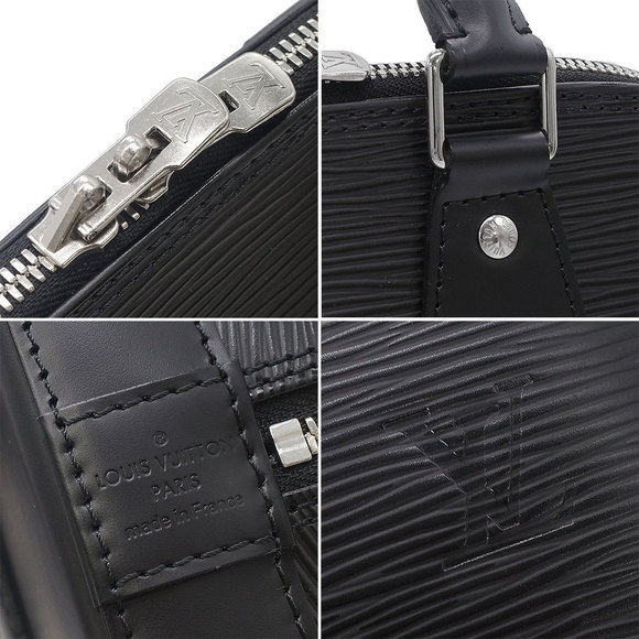 Louis Vuitton Alma PM Handbag Epi Black Silver - Picture 8 of 8